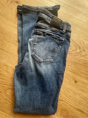 Women's Dark BUCKLE BLACK Blue Stretch Denim Jeans- 30x34